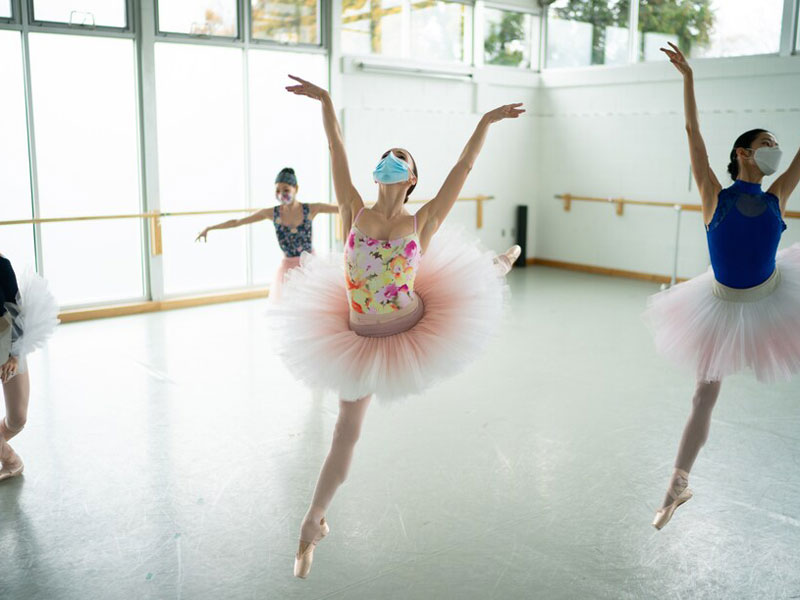 How four Washington Ballet dancers